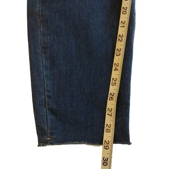 Ava Viv Jeans Womens 18w Distressed Stretch Raw Hem - Picture 9 of 13